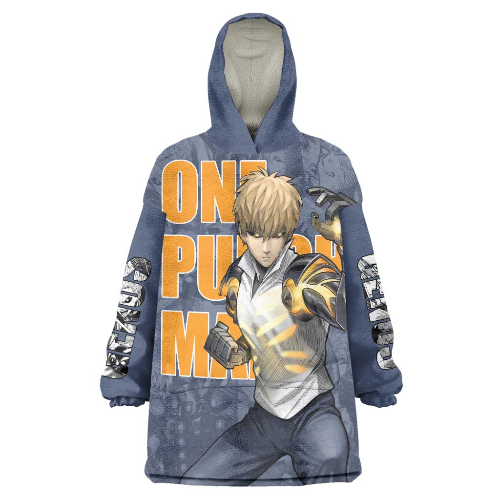 Genos - One Punch Man Wearable Blanket Hoodie Anime Style
