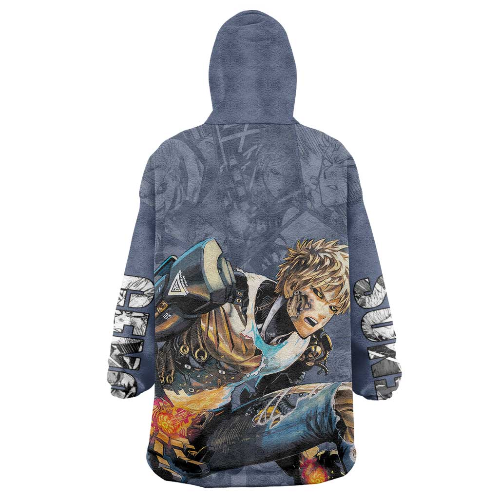Genos - One Punch Man Wearable Blanket Hoodie Anime Style