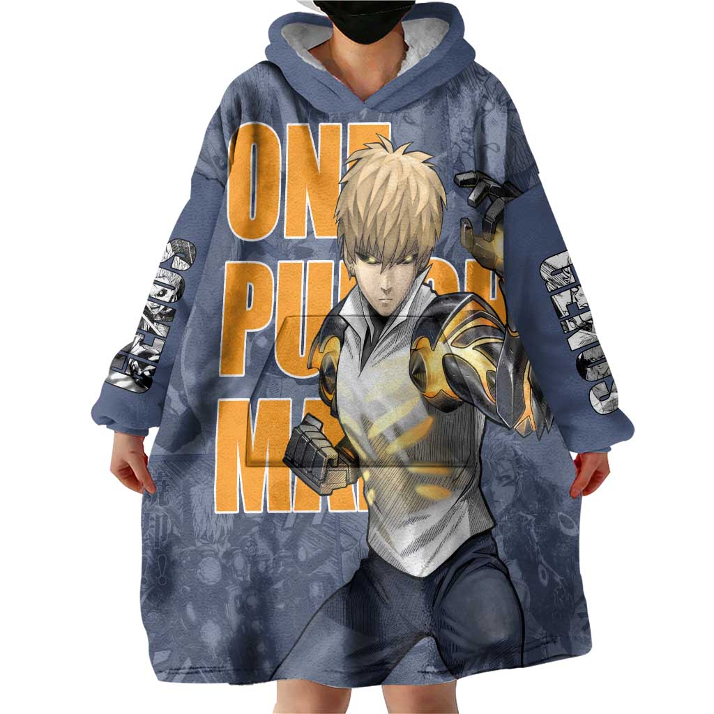 Genos - One Punch Man Wearable Blanket Hoodie Anime Style