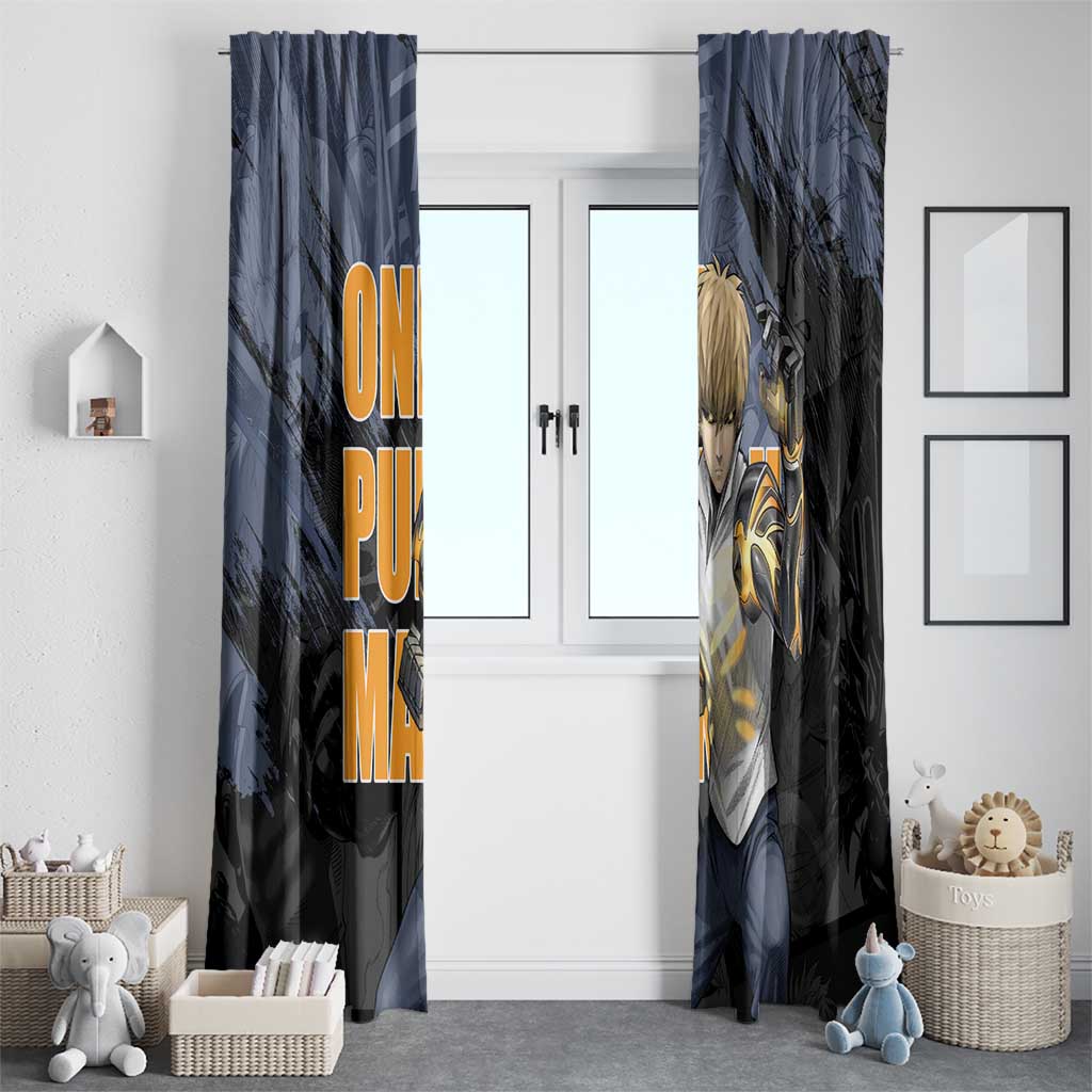 Genos - One Punch Man Window Curtain Anime Style