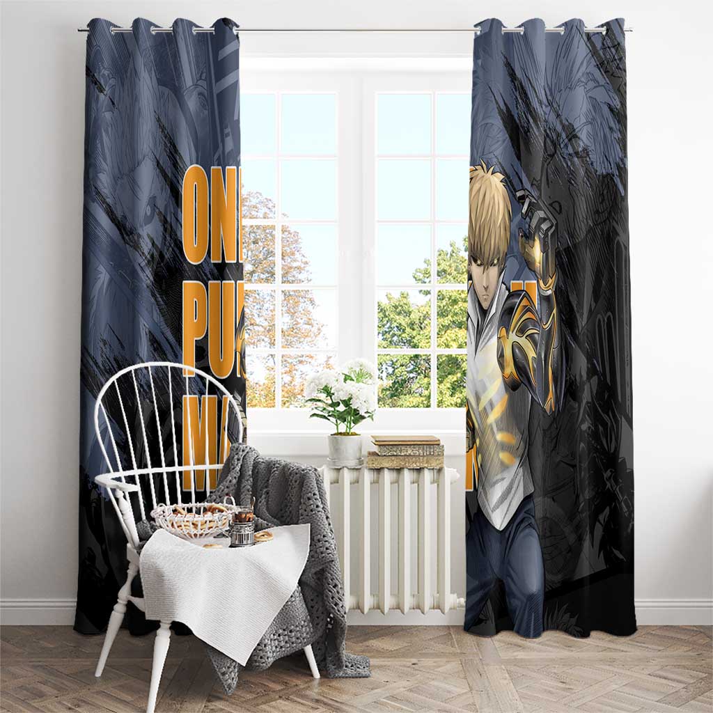 Genos - One Punch Man Window Curtain Anime Style
