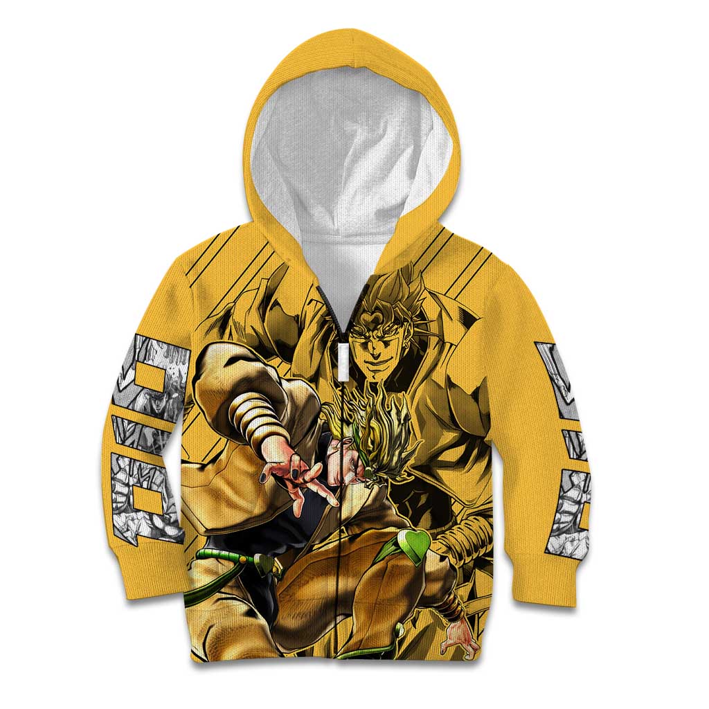 Dio Brando oJo's Bizarre Adventure Kid Hoodie Anime Style