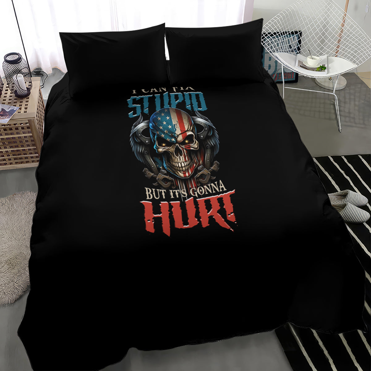 i-can-fix-stupid-but-its-gonna-hurt-bedding-set