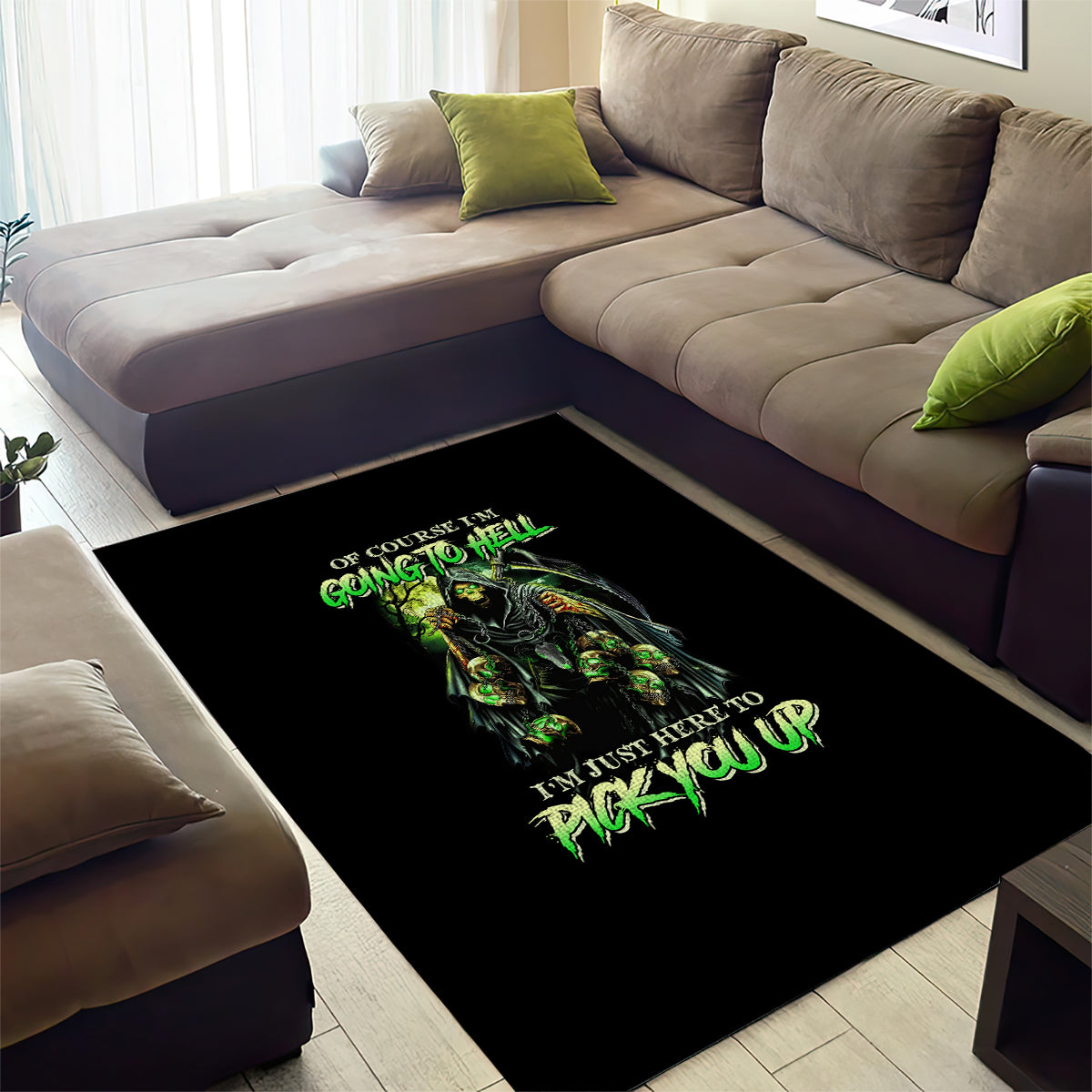 of-course-im-going-to-hell-skull-area-rug
