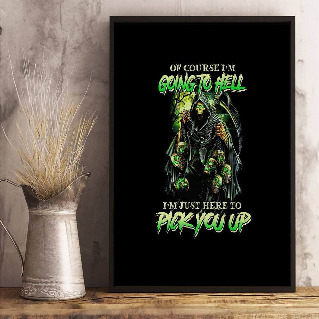 of-course-im-going-to-hell-skull-canvas-wall-art
