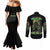of-course-im-going-to-hell-skull-couples-matching-mermaid-dress-and-long-sleeve-button-shirt