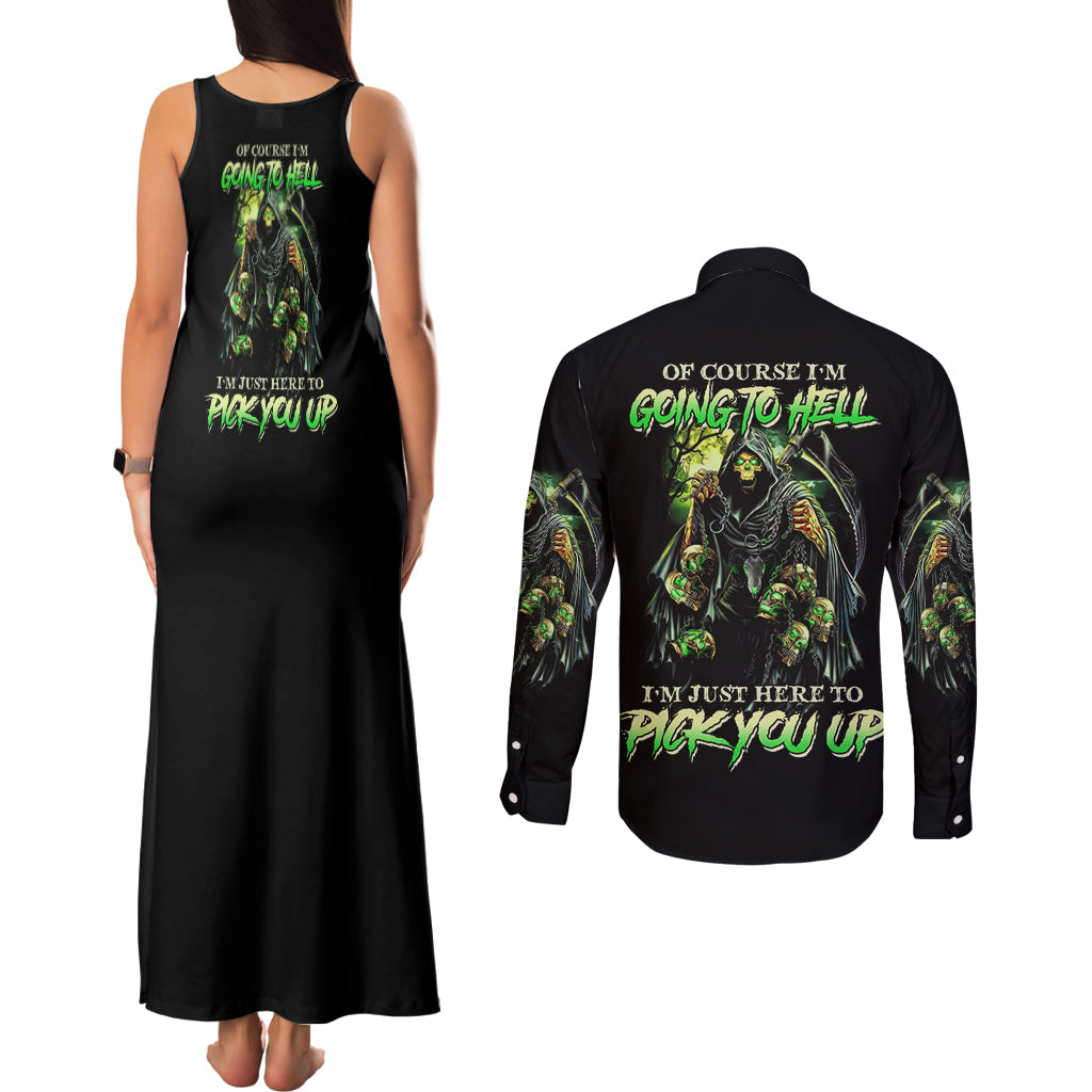 of-course-im-going-to-hell-skull-couples-matching-tank-maxi-dress-and-long-sleeve-button-shirt