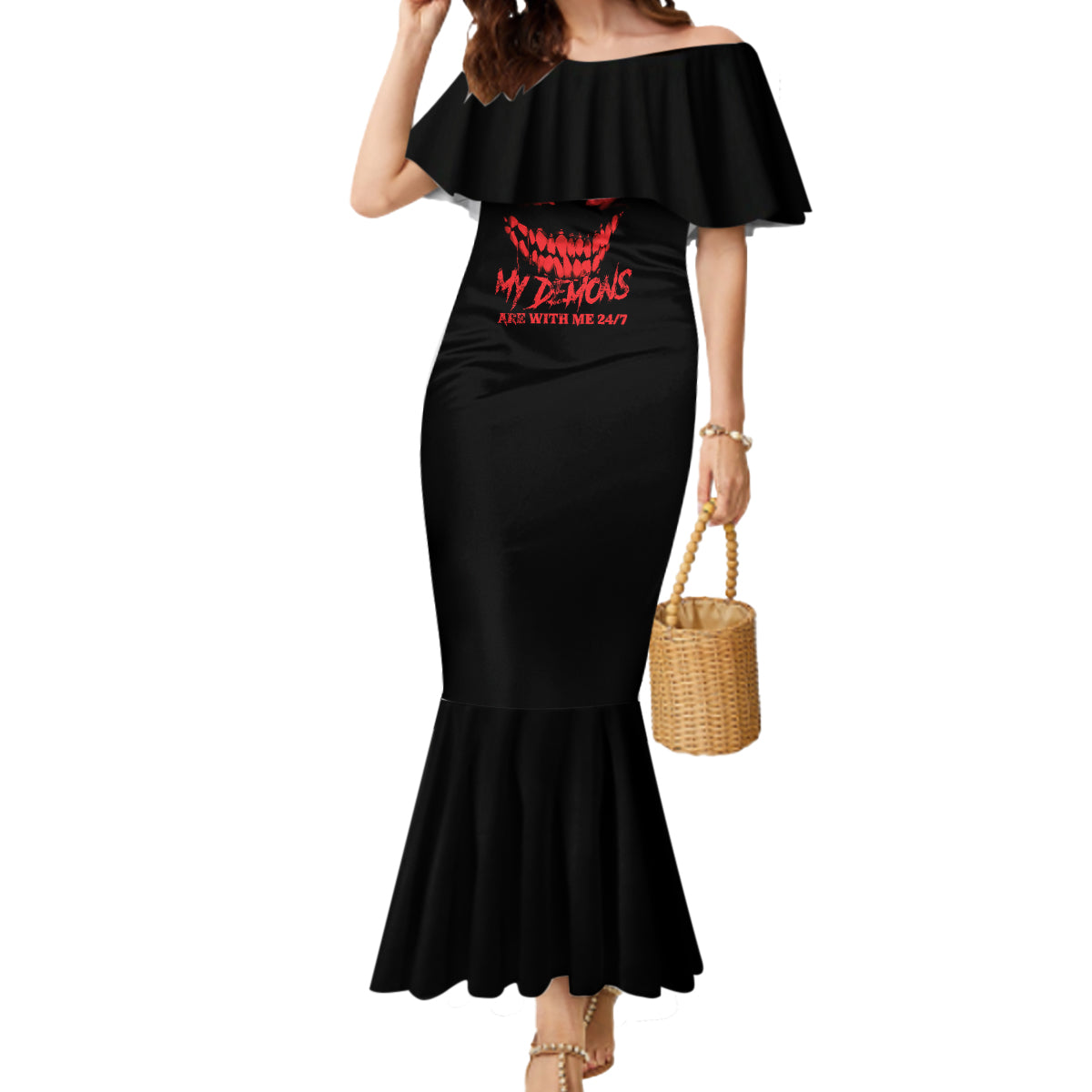 im-never-alone-my-demon-are-with-me-mermaid-dress