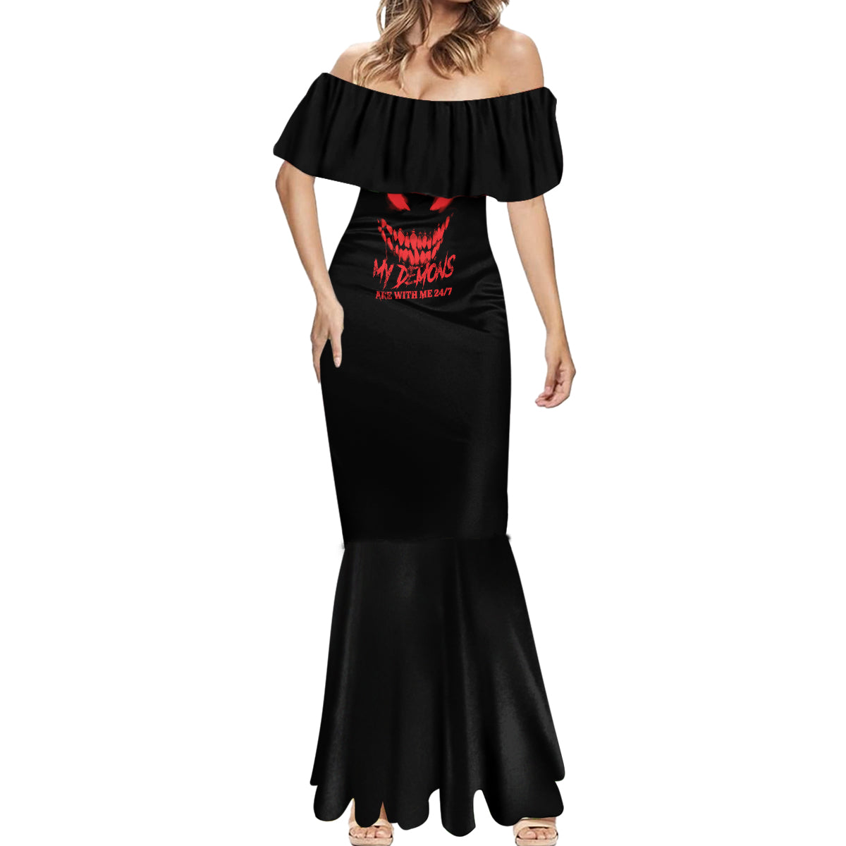 im-never-alone-my-demon-are-with-me-mermaid-dress