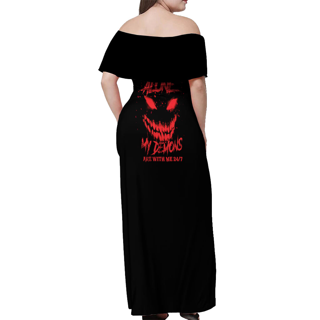 im-never-alone-my-demon-are-with-me-off-shoulder-maxi-dress