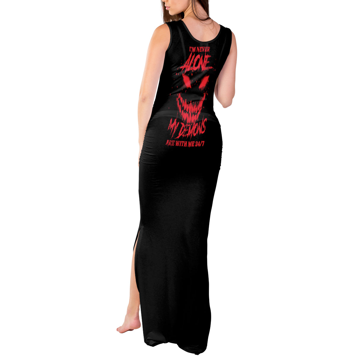 im-never-alone-my-demon-are-with-me-tank-maxi-dress