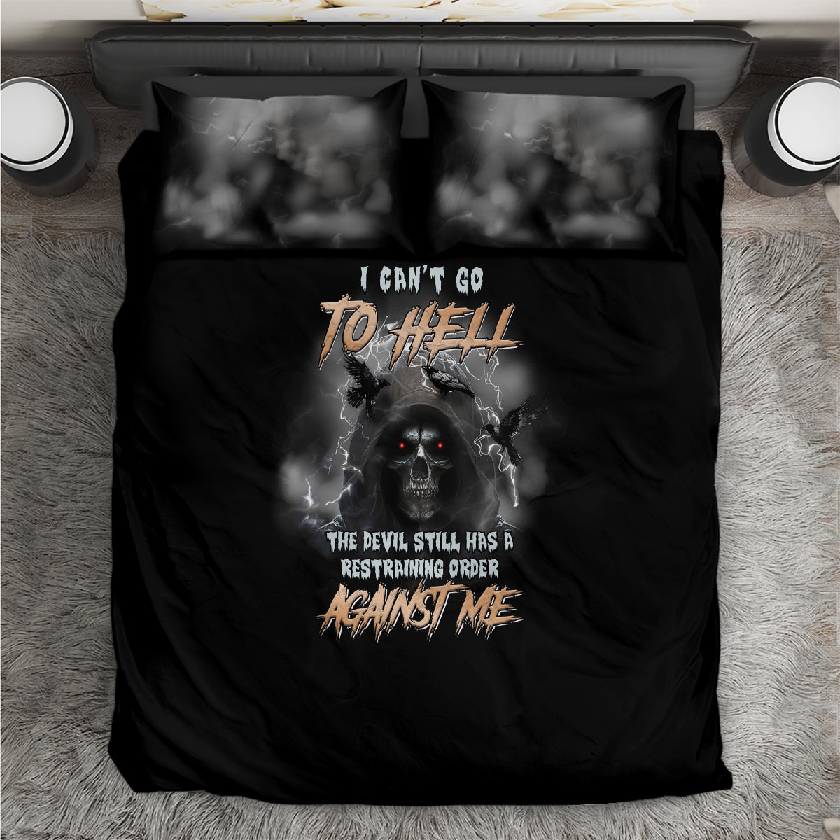 i-cant-go-to-hell-reaper-bat-bedding-set