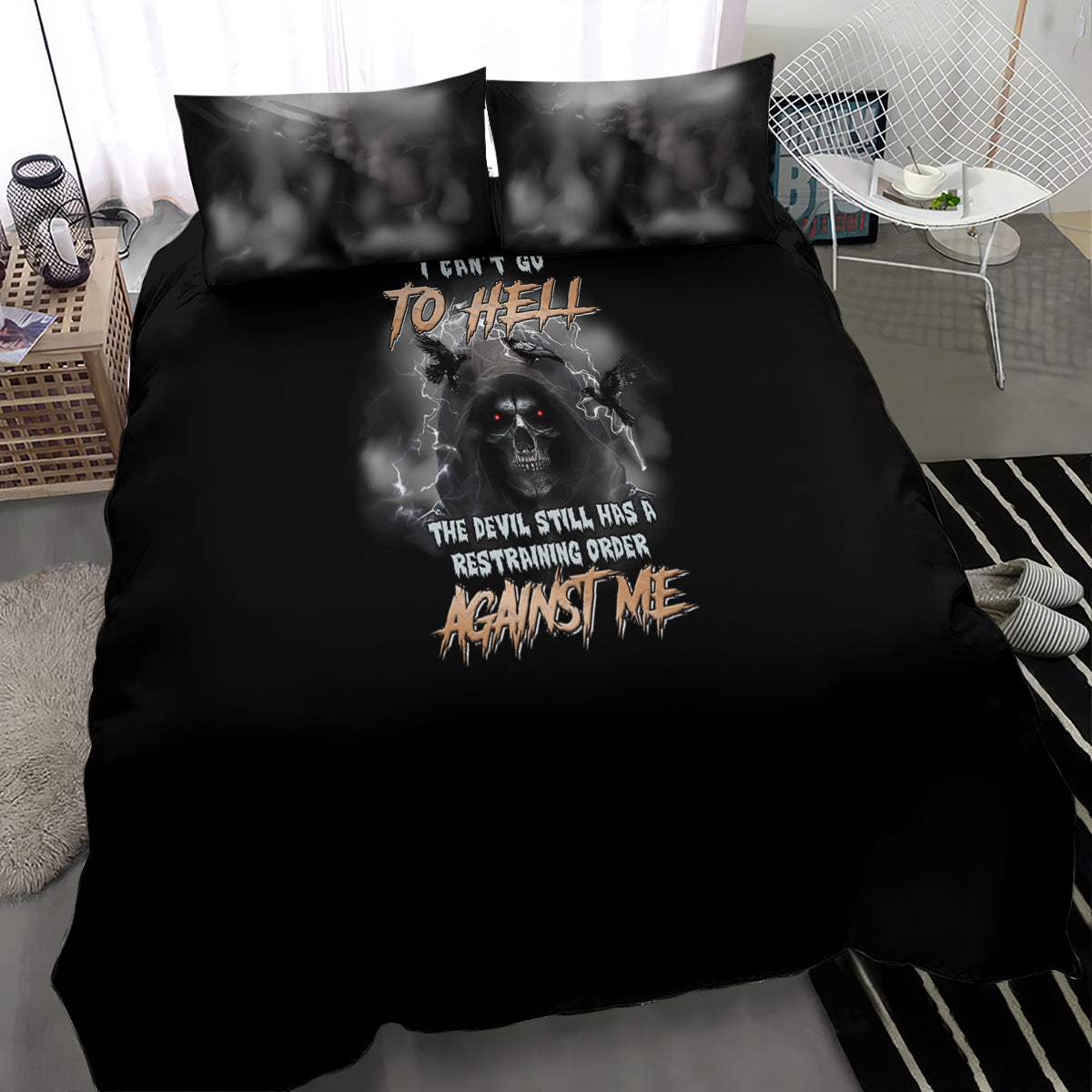 i-cant-go-to-hell-reaper-bat-bedding-set