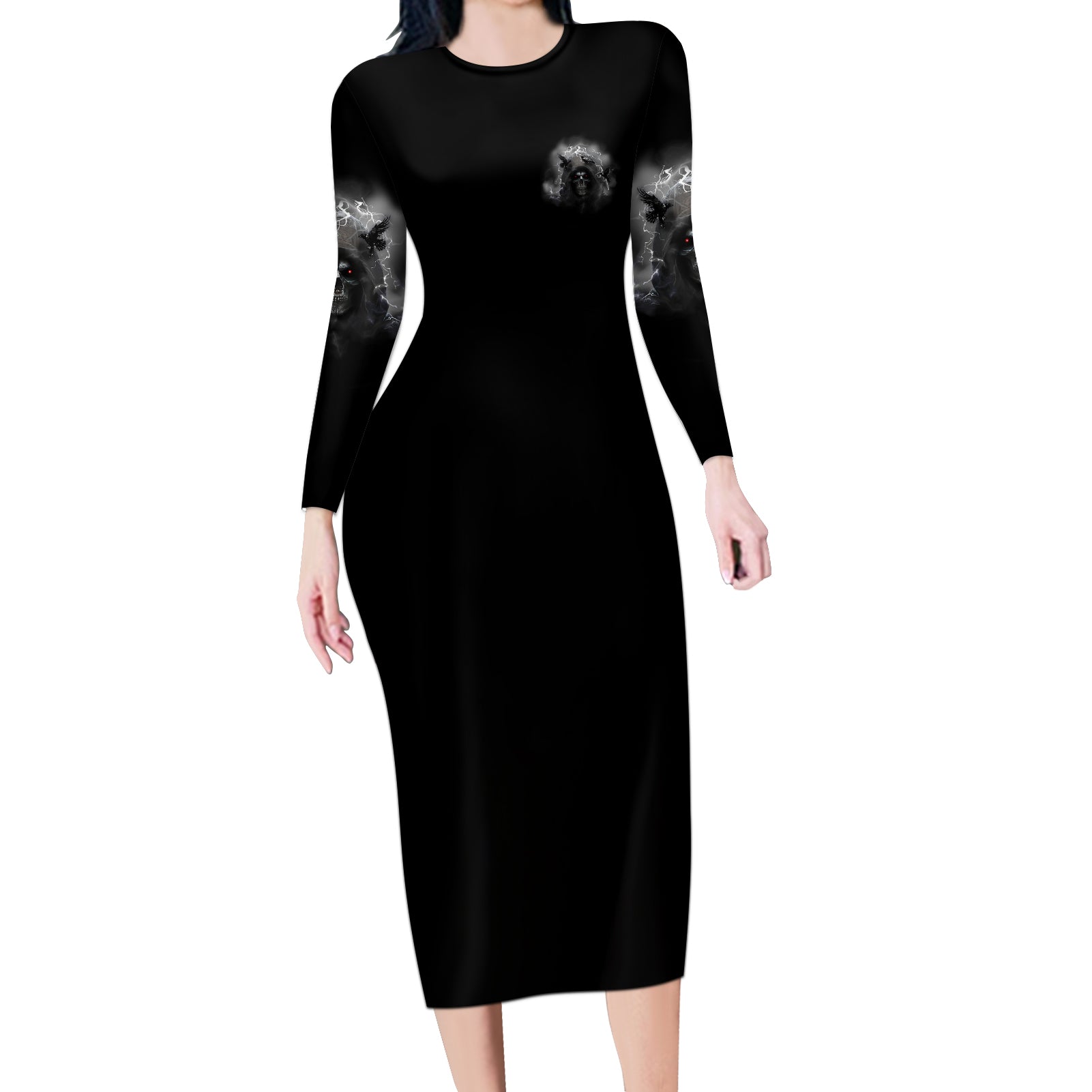 i-cant-go-to-hell-reaper-bat-long-sleeve-bodycon-dress
