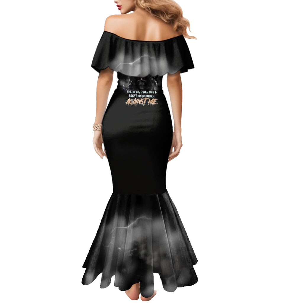 i-cant-go-to-hell-reaper-bat-mermaid-dress
