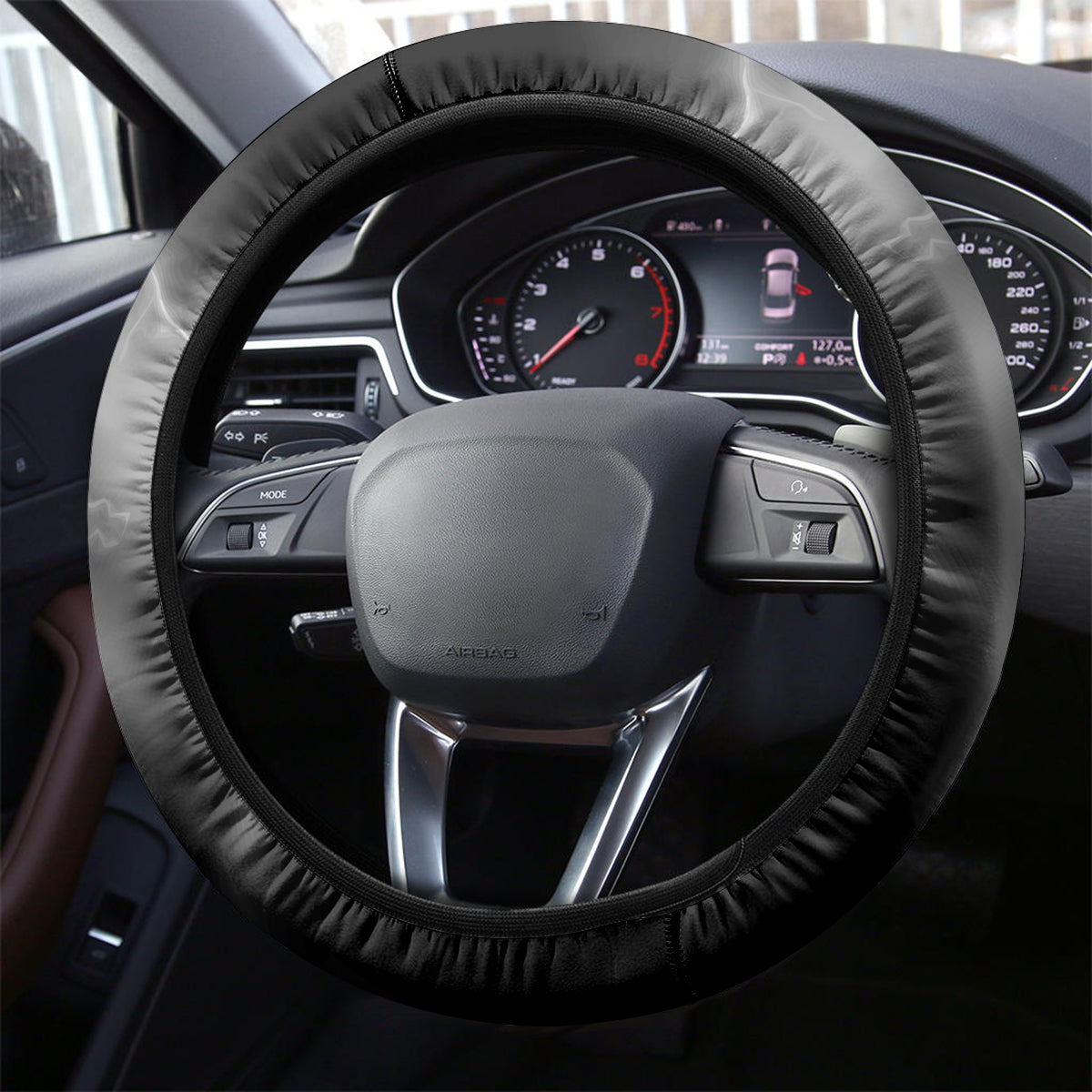 I Can't Go To Hell Reaper Bat Steering Wheel Cover