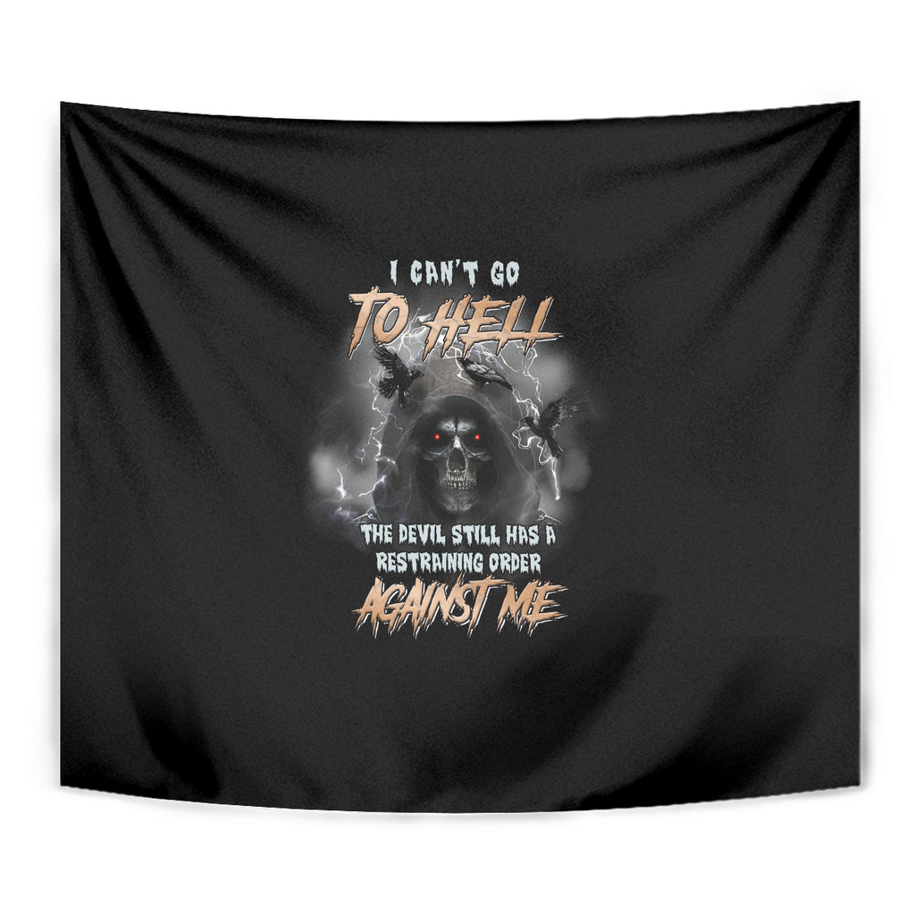 i-cant-go-to-hell-reaper-bat-tapestry