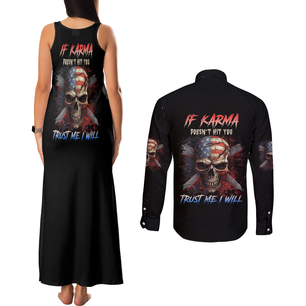 if-karma-doesnt-hit-you-trust-me-i-will-couples-matching-tank-maxi-dress-and-long-sleeve-button-shirt