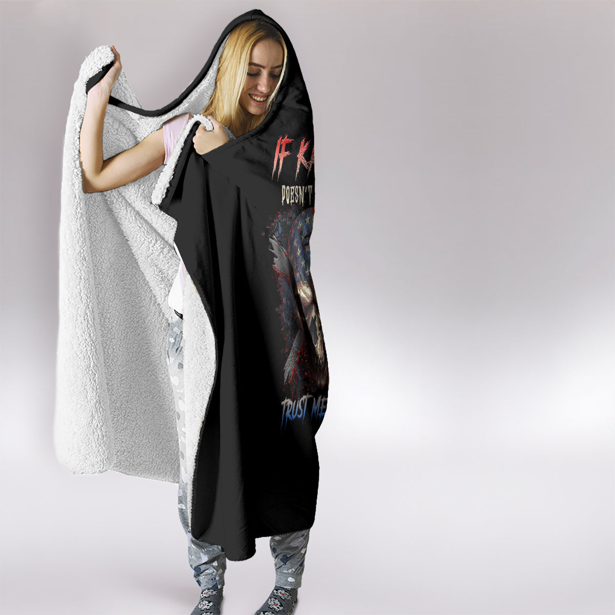 if-karma-doesnt-hit-you-trust-me-i-will-hooded-blanket