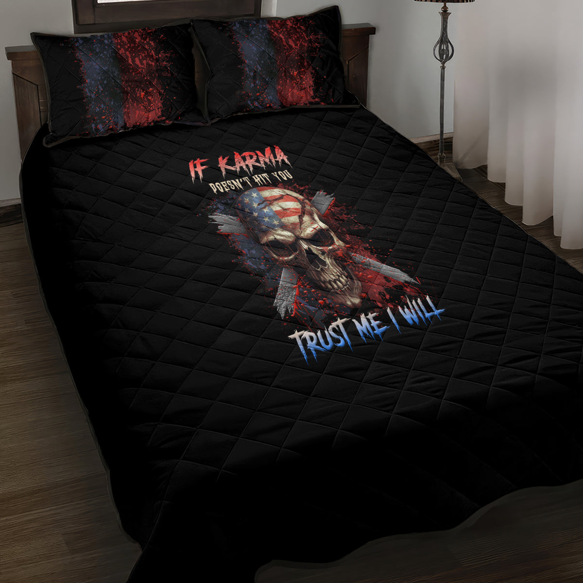 if-karma-doesnt-hit-you-trust-me-i-will-quilt-bed-set