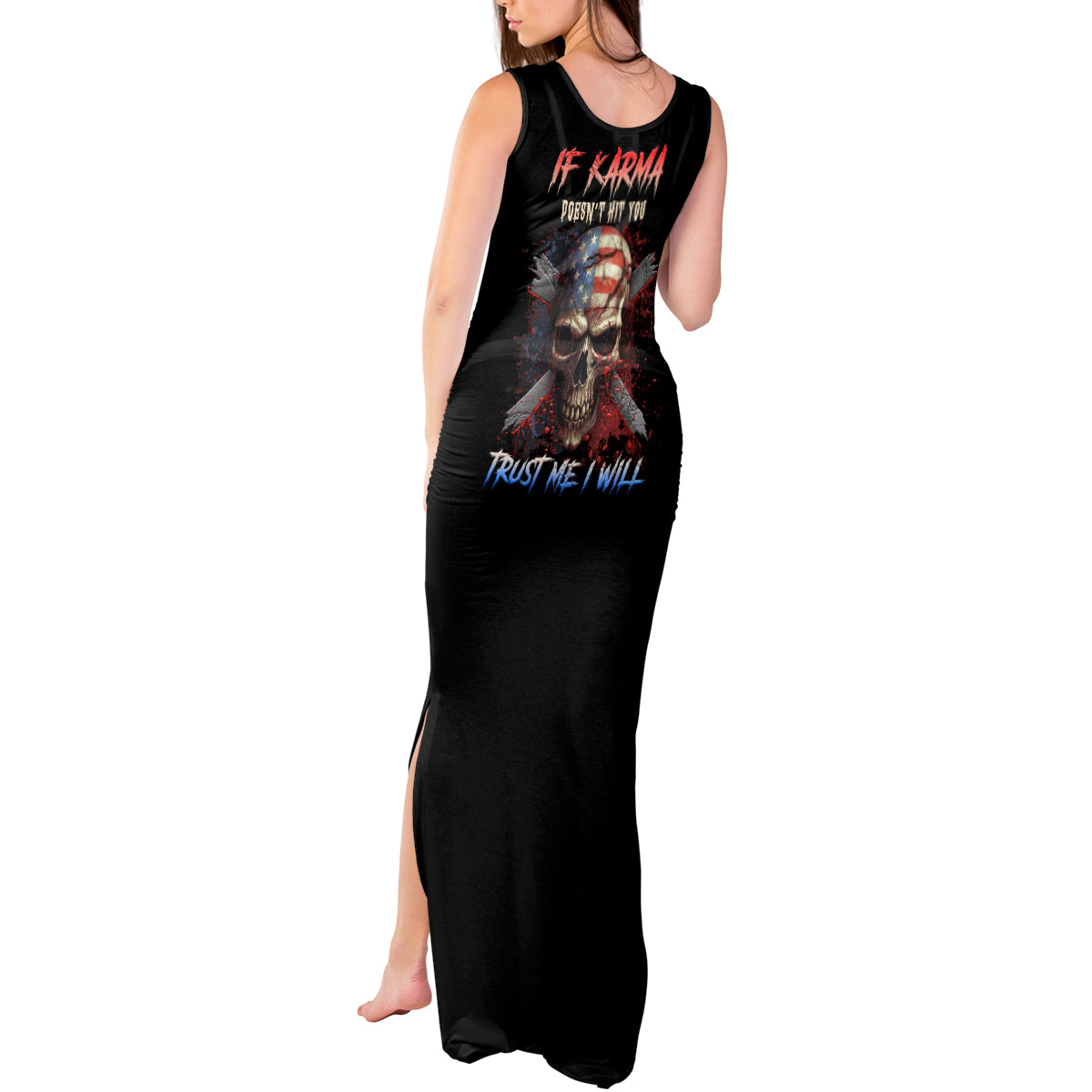 if-karma-doesnt-hit-you-trust-me-i-will-tank-maxi-dress