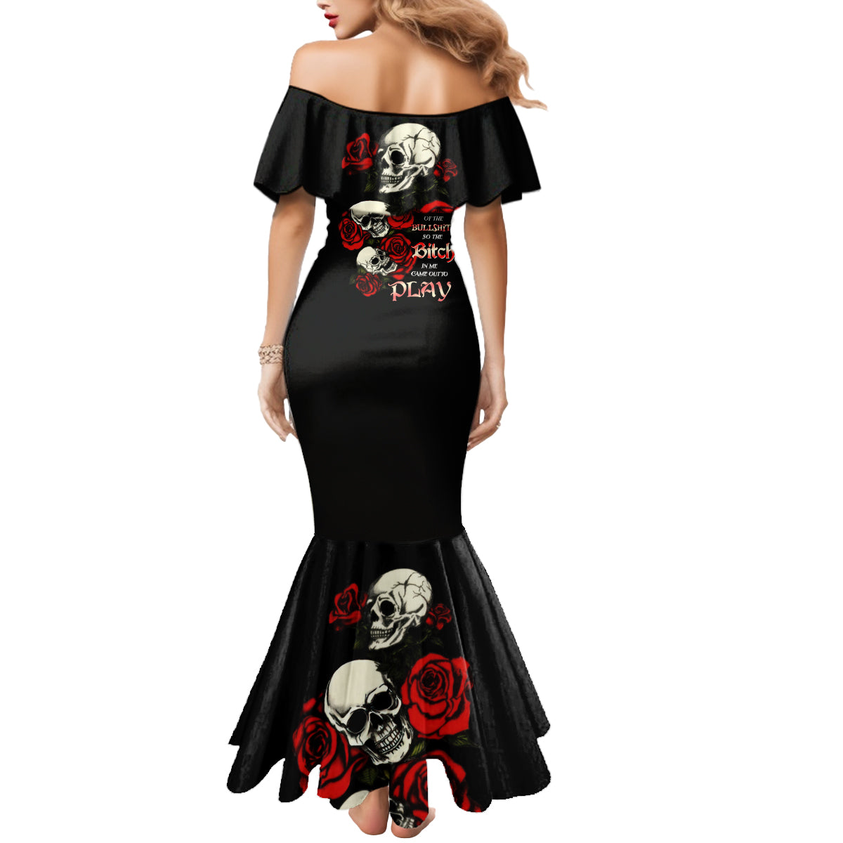 the-good-girl-in-me-3-skulls-rose-vintage-mermaid-dress
