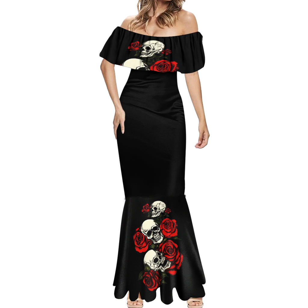 the-good-girl-in-me-3-skulls-rose-vintage-mermaid-dress
