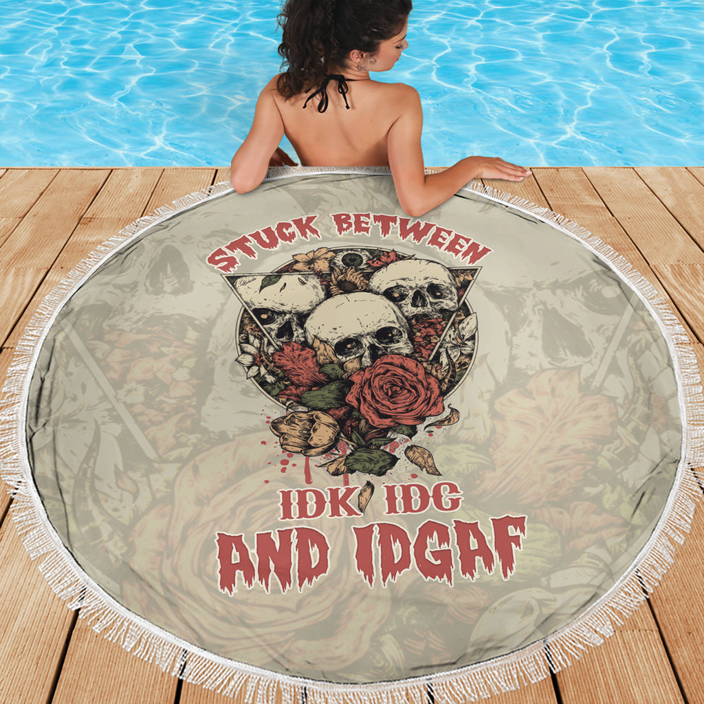 stuck-between-idk-idc-and-idgaf-skull-beach-blanket