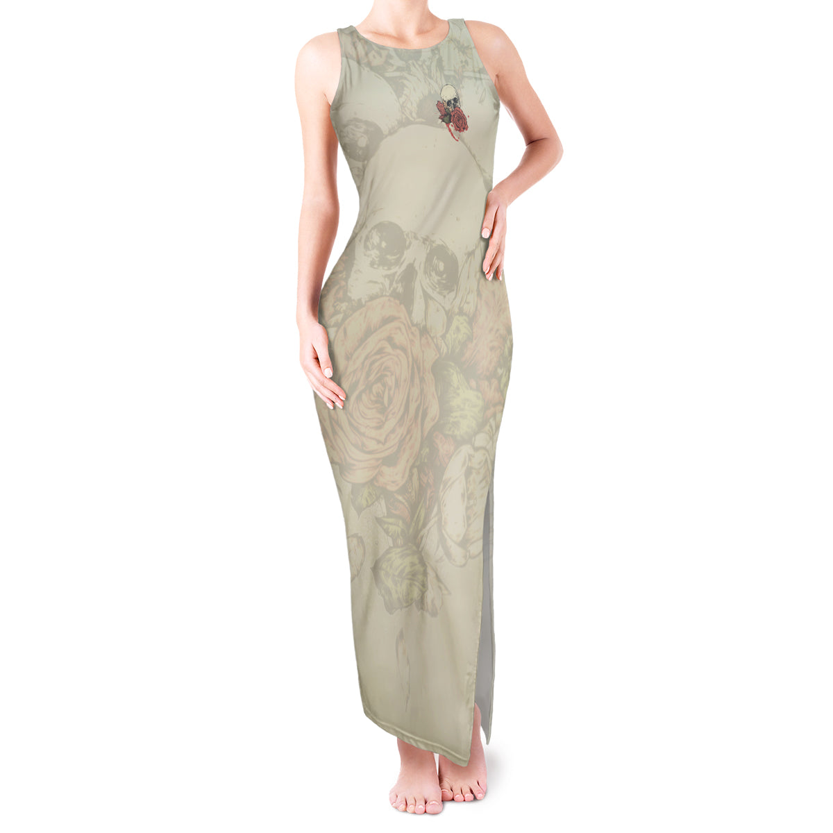 stuck-between-idk-idc-and-idgaf-skull-tank-maxi-dress