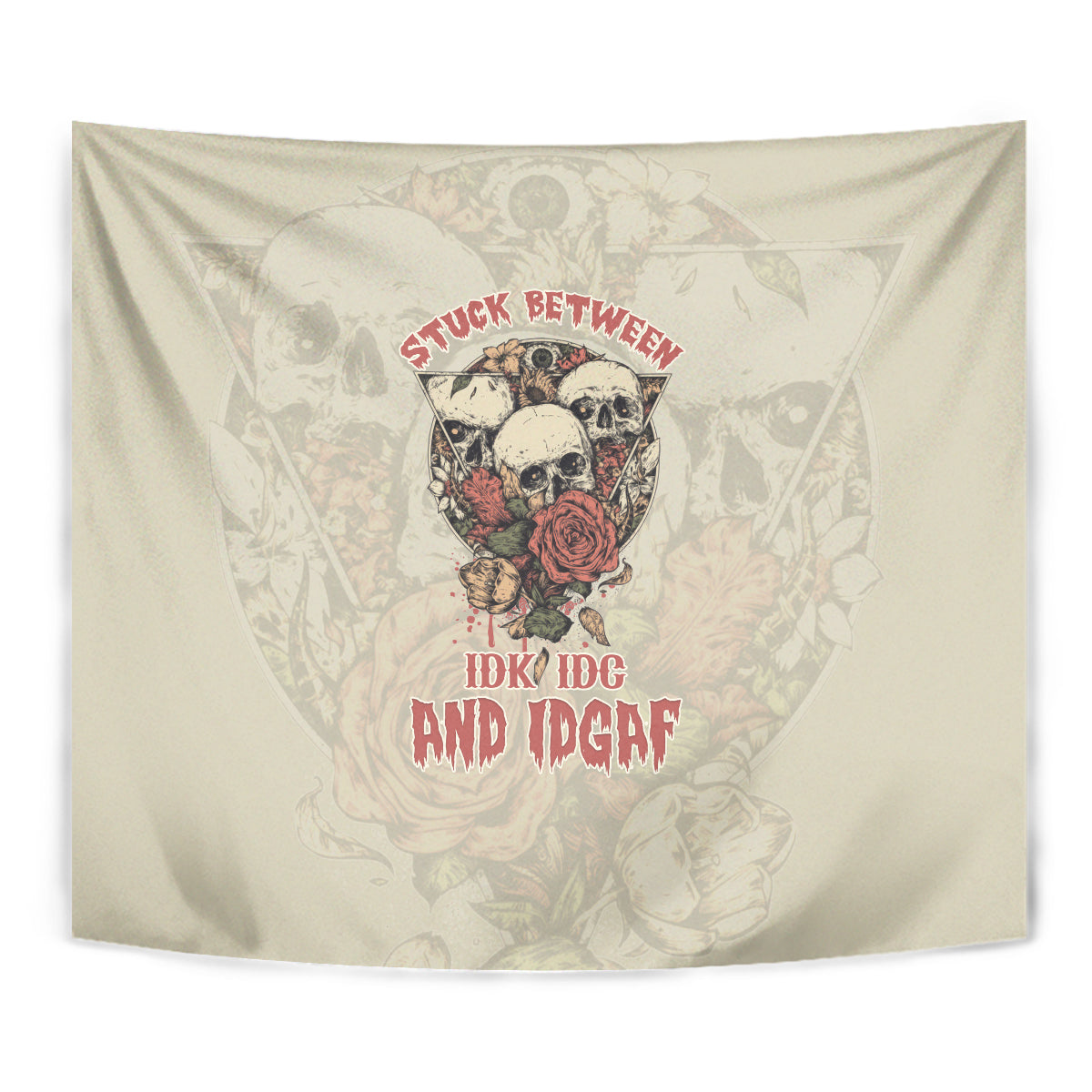 stuck-between-idk-idc-and-idgaf-skull-tapestry