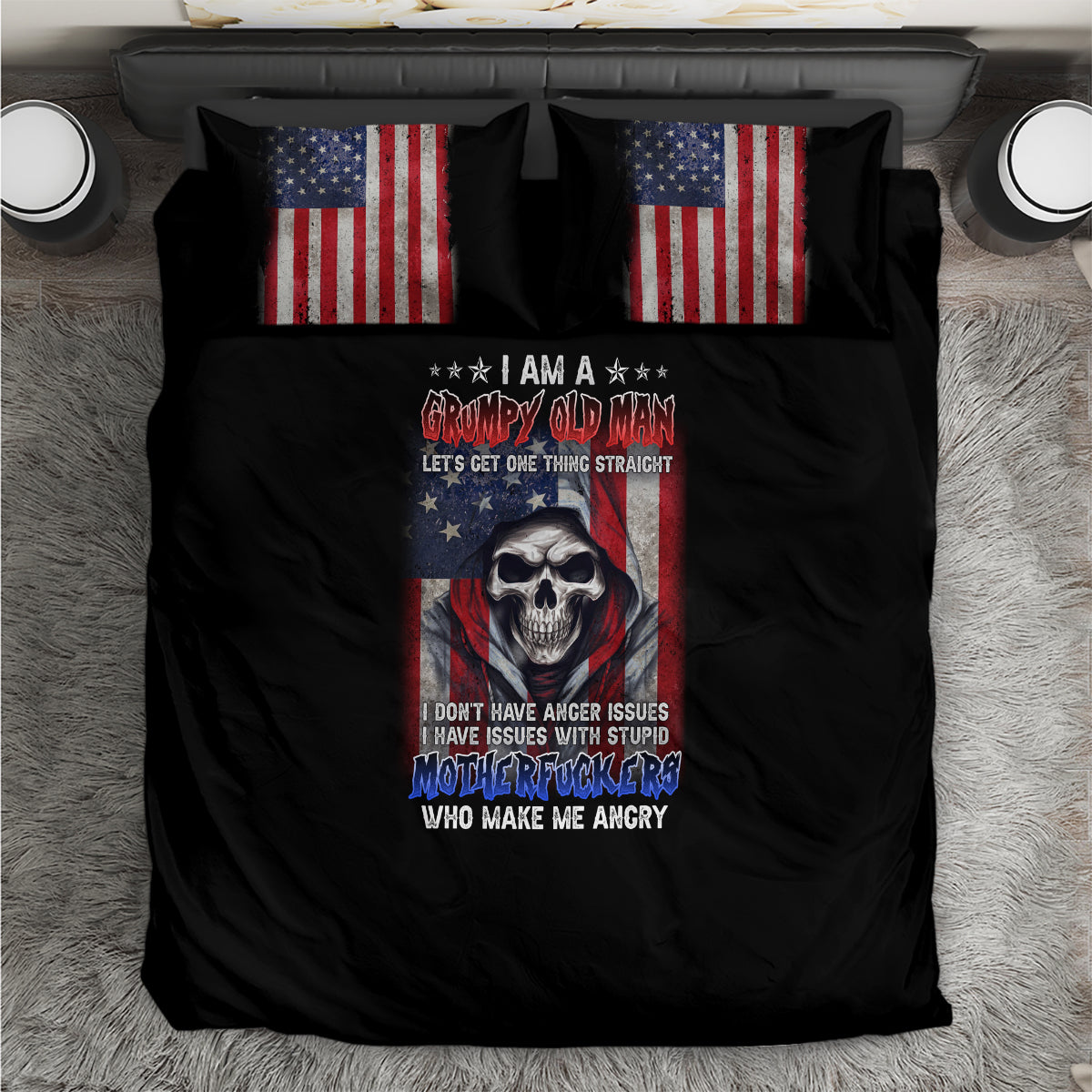 i-am-a-grumpy-old-man-bedding-set