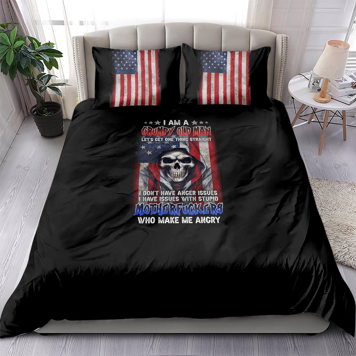 i-am-a-grumpy-old-man-bedding-set