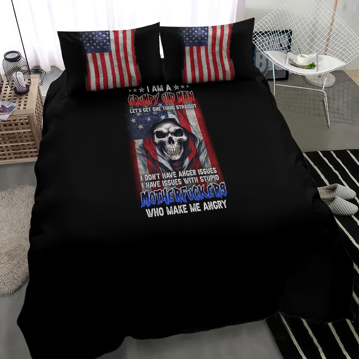 i-am-a-grumpy-old-man-bedding-set