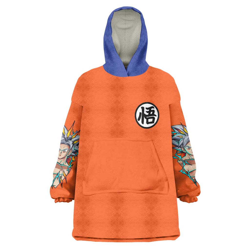 Son Goku V2 Dragon Ball Z Wearable Blanket Hoodie Anime Style