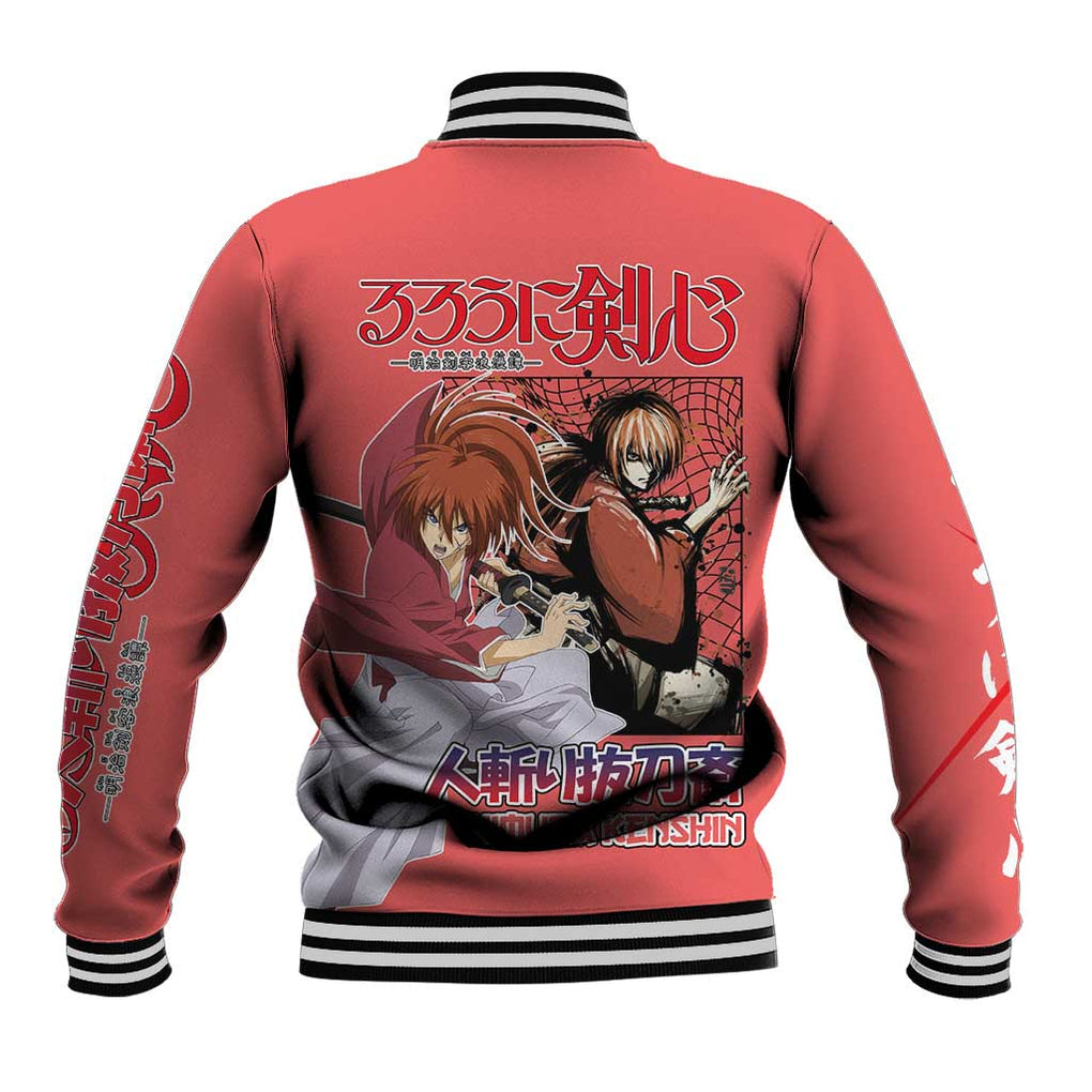 Himura Rurouni Kenshin S Baseball Jacket Anime Style