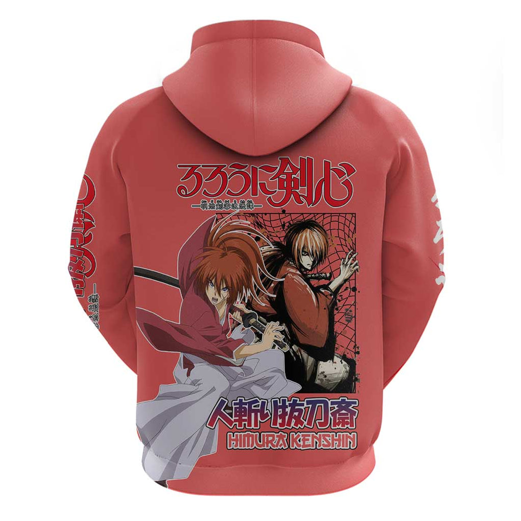 Himura Rurouni Kenshin S Hoodie Anime Style