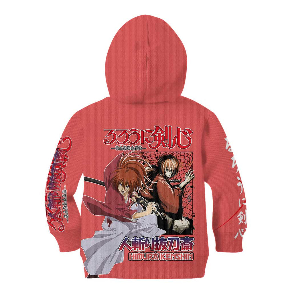 Himura Rurouni Kenshin S Kid Hoodie Anime Style