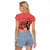 Himura Rurouni Kenshin S Raglan Cropped T Shirt Anime Style