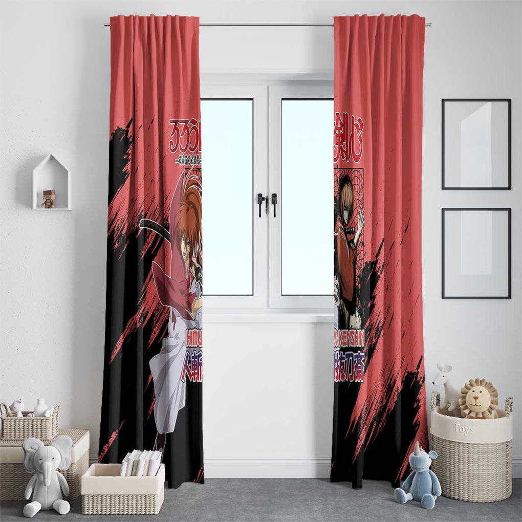 Himura Rurouni Kenshin S Window Curtain Anime Style