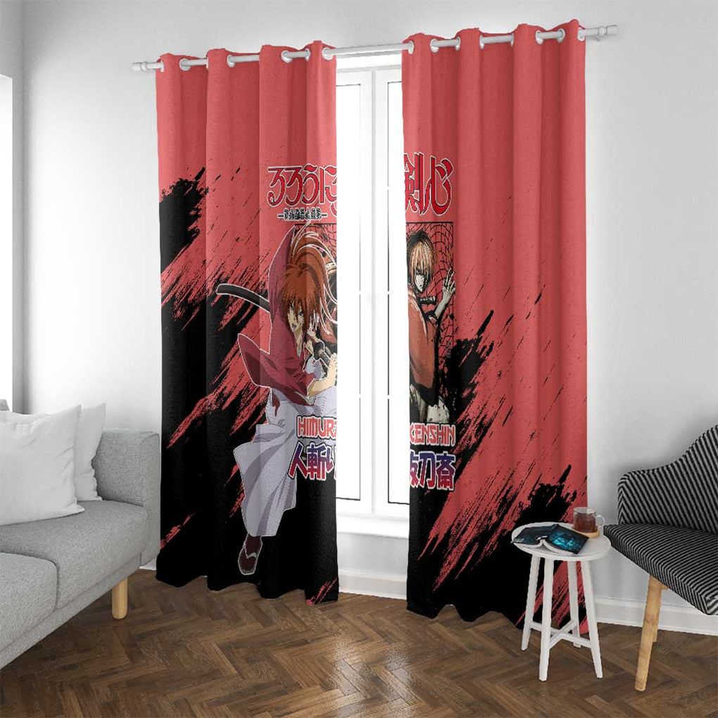 Himura Rurouni Kenshin S Window Curtain Anime Style