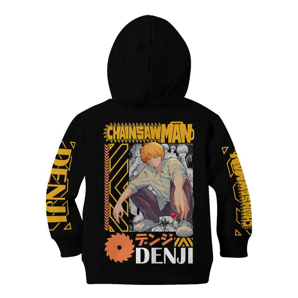 Denji V2 Chainsaw Man Kid Hoodie Anime Style