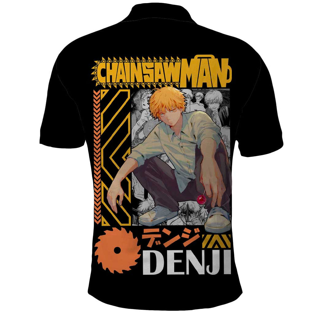 Denji V2 Chainsaw Man Polo Shirt Anime Style
