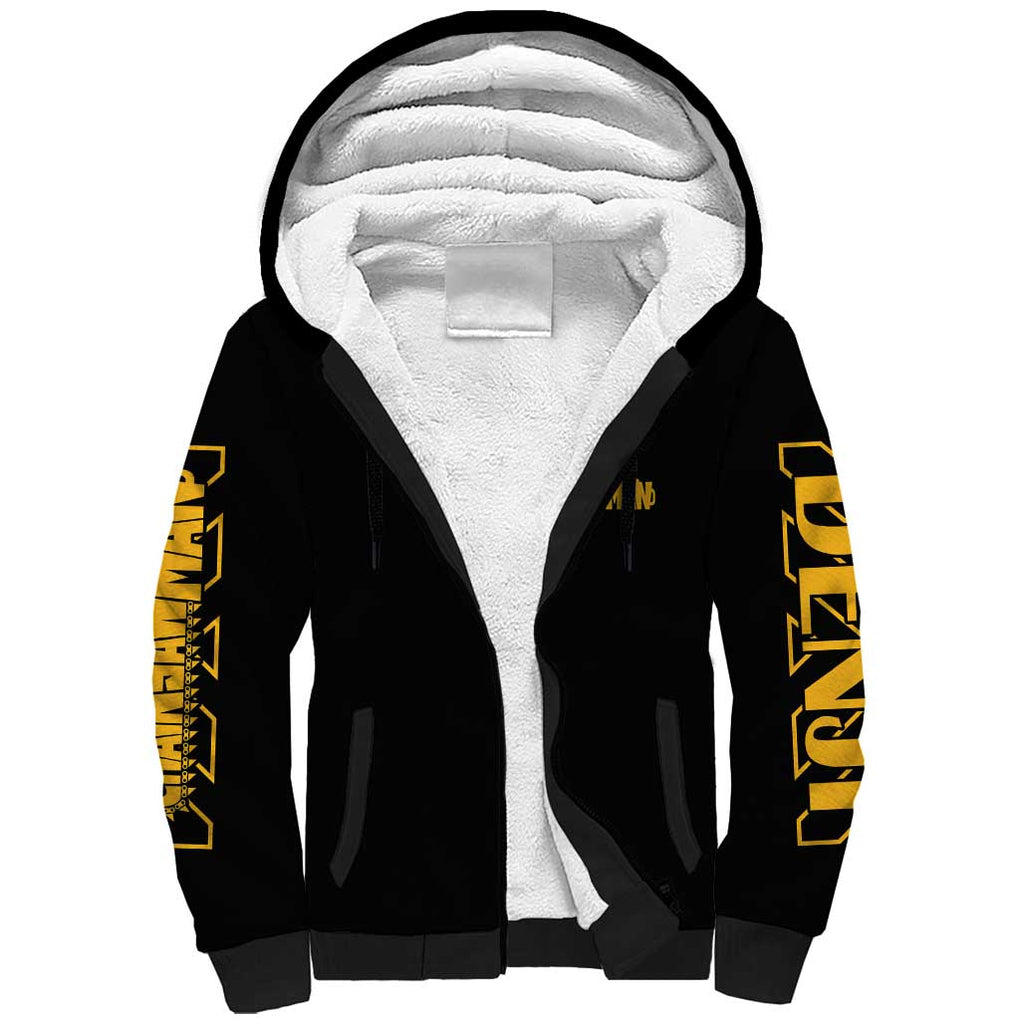 Denji V2 Chainsaw Man Sherpa Hoodie Anime Style