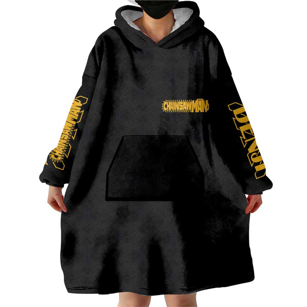 Denji V2 Chainsaw Man Wearable Blanket Hoodie Anime Style