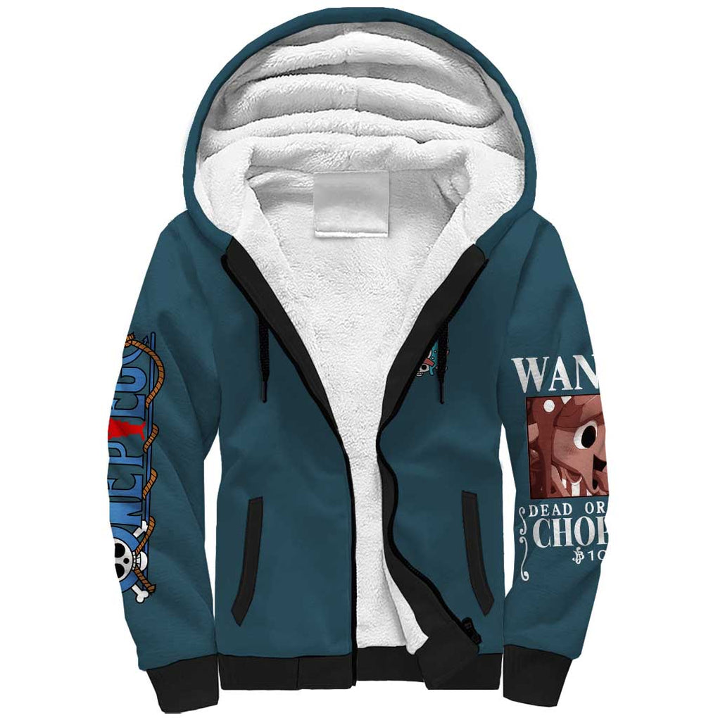 Tony Tony Chopper V3 One Piece Sherpa Hoodie Anime Style