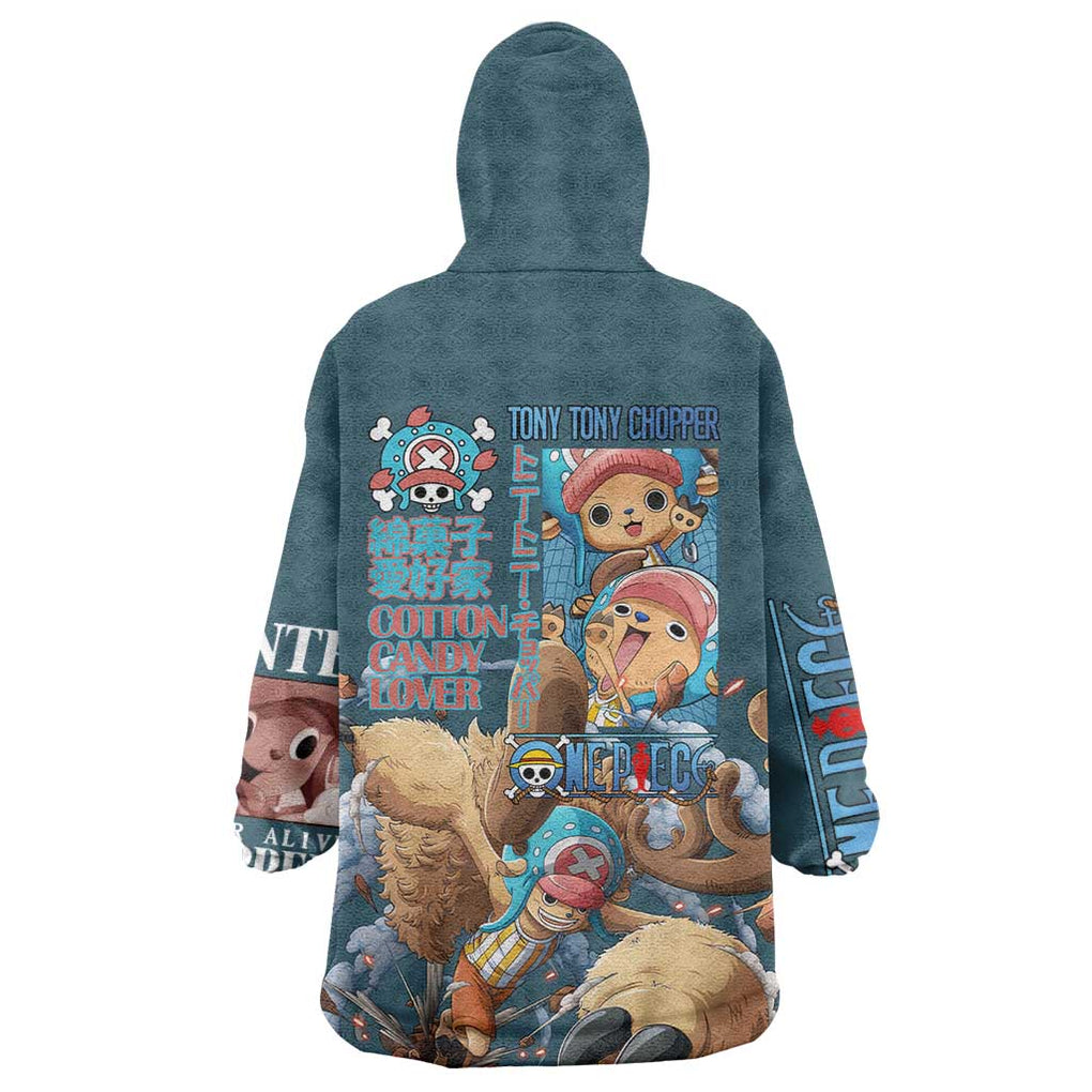Tony Tony Chopper V3 One Piece Wearable Blanket Hoodie Anime Style
