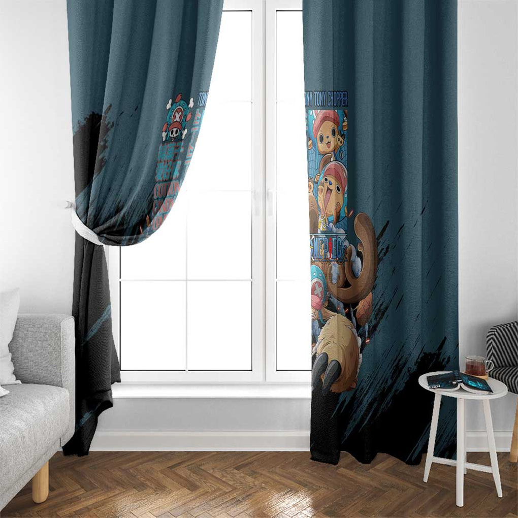 Tony Tony Chopper V3 One Piece Window Curtain Anime Style