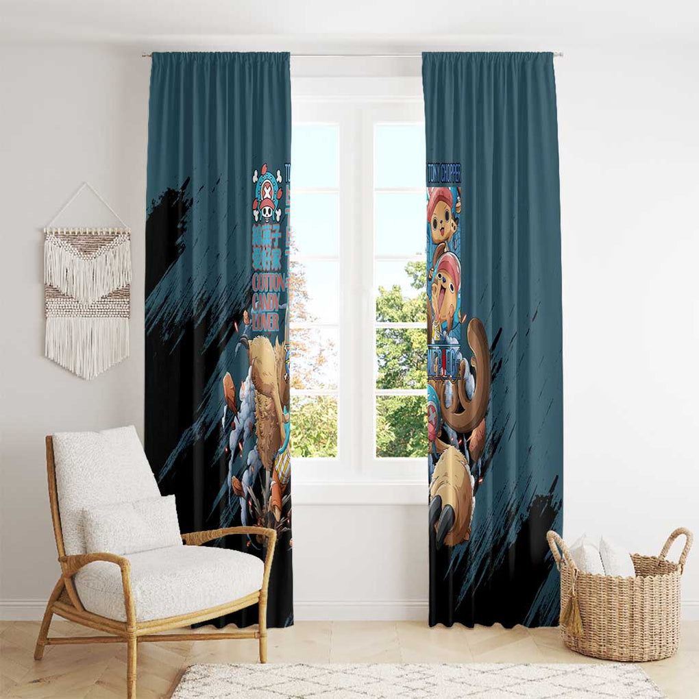 Tony Tony Chopper V3 One Piece Window Curtain Anime Style