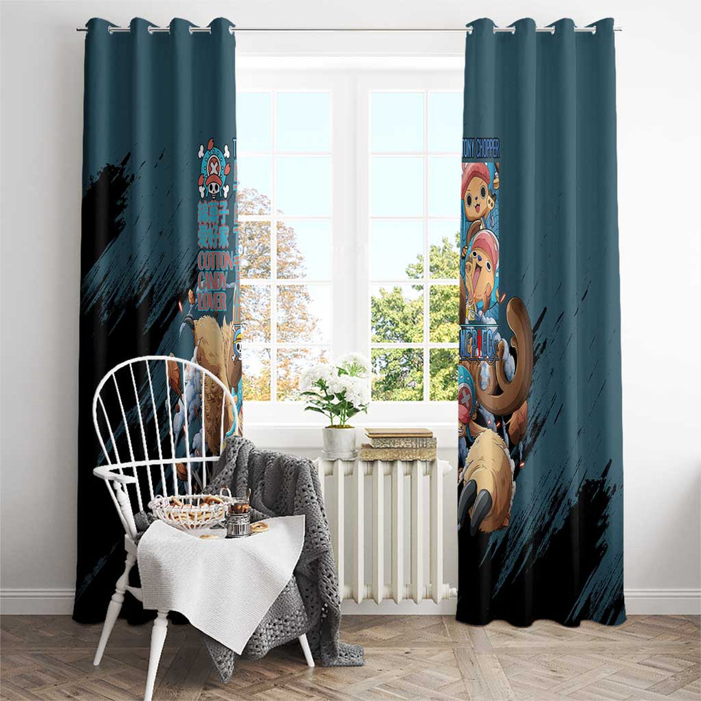 Tony Tony Chopper V3 One Piece Window Curtain Anime Style
