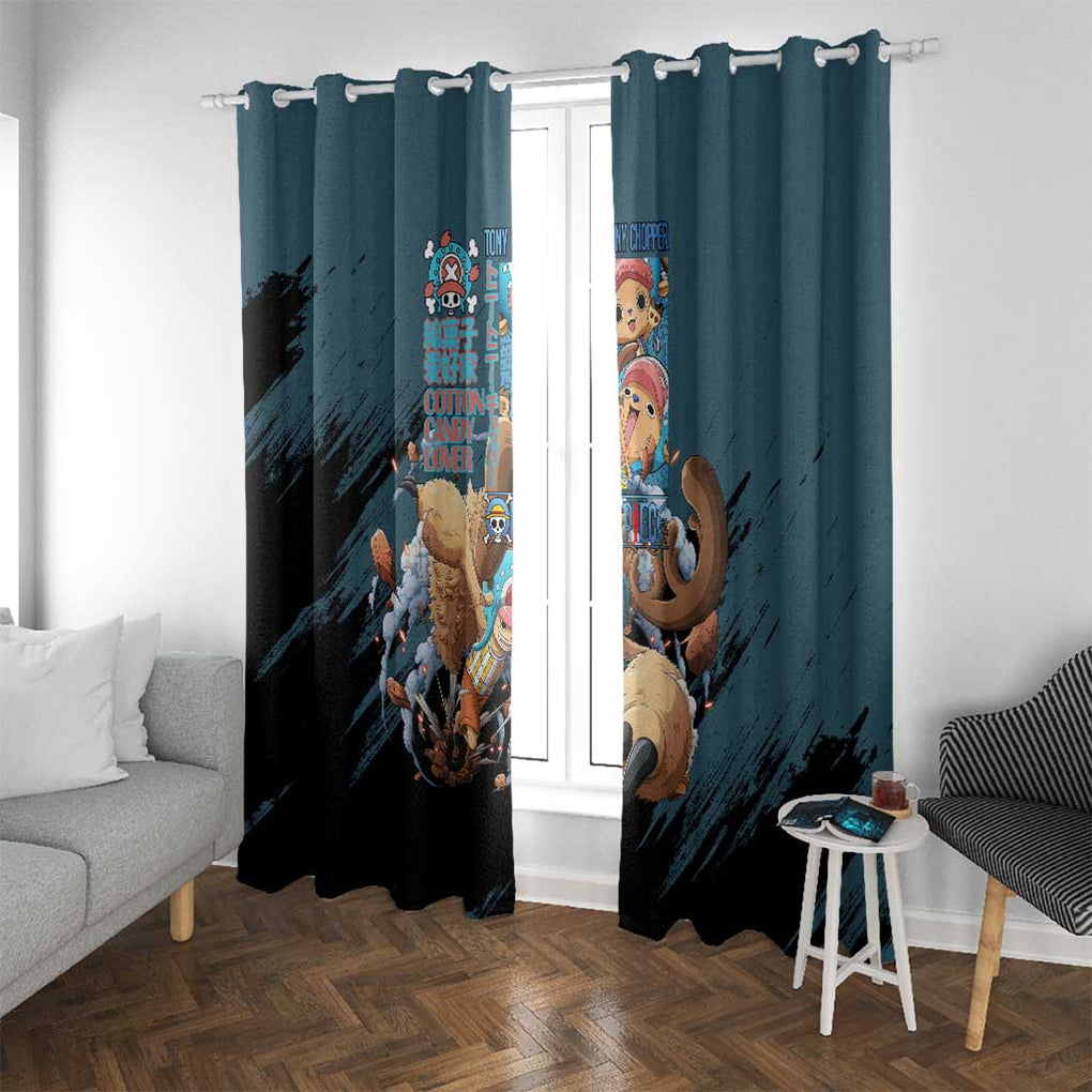 Tony Tony Chopper V3 One Piece Window Curtain Anime Style